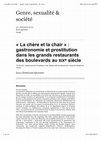 «La chère et la chair » : gastronomie et prostitution dans les grands restaurants des boulevards au XIXe siècle Cover Page