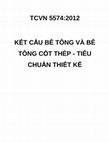 TCVN 5574:2012 KẾT CẤU BÊ TÔNG VÀ BÊ TÔNG CỐT THÉP -TIÊU Cover Page