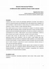 Research paper thumbnail of Derecho Internacional Público:  el dilema del saber académico frente al saber popular (IV Jornadas de Enseñanza del Derecho, Facultad de Derecho - UBA, 2014)