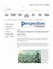 Research paper thumbnail of The Assassin’s Perspective: Teaching History with Video Games