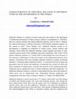 Research paper thumbnail of CHARACTERISTICS OF INDUSTRIAL RELATION IN DIFFERENT TYPES OF THE GOVERNMENT IN THE WORLD