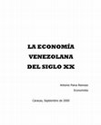 LA ECONOMÍA VENEZOLANA DEL SIGLO XX Cover Page