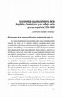 La compleja coyuntura interna de la República Dominicana y su reflejo en la prensa española, 1856-1858 Cover Page