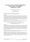 El comienzo de las relaciones diplomáticas entre España y la República Dominicana en 1855 Cover Page