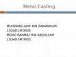 Research paper thumbnail of expendable mold casting