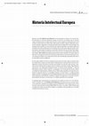 Research paper thumbnail of Presentación del dossier: “Los intelectuales europeos frente a la Gran Guerra”