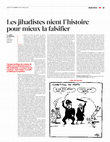 Research paper thumbnail of Les jihadistes nient l’histoire pour mieux la falsifier