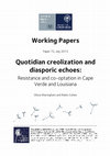 'Quotidian creolization and diasporic echoes: Resistance and co-optation in Cape Verde and Louisiana' Cover Page