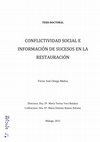 Research paper thumbnail of Conflictividad social e información de sucesos en la Restauración