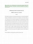 Bligh, Alexander. 2014. “Redefining the Post-Nation-State Emergence Phase in the Middle East in Light of the “Arab Spring”, Journal of the Middle East and Africa 5, Issue 3, 201-219. Cover Page