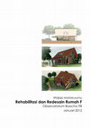 Research paper thumbnail of Rehabilitasi dan Redesain Rumah F, Observatorium Bosscha ITB