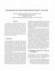 Research paper thumbnail of Detecting Patterns for Assisted Living Using Sensor Networks: A Case Study