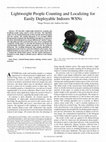 Research paper thumbnail of Lightweight People Counting and Localizing for Easily Deployable Indoors WSNs