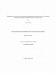 Through the Lens of the Youth: Exploring Culturally Relevant Physical Activity with a Northern Aboriginal Community Through Participatory Action Research Cover Page