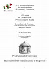  La scoperta della “Necropoli Palatina”: lo scontro tra Pigorini e Vaglieri, in "150 anni di Preistoria e Protostoria in Italia". Atti della XLVI Riunione Scientifica dell'IIPP (Roma, Museo Nazionale Preistorico Etnografico “L. Pigorini”, 23-26 novembre 2011), p. 29 Cover Page