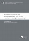 Research paper thumbnail of Bausteine zur deutschen und italienischen Geschichte. Festschrift zum 70. Geburtstag von Horst Enzensberger