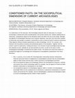 Research paper thumbnail of Session EAA Glasgow 2015: Conditioned Pasts: on the sociopolitical dimensions of current archaeologies