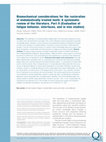 Biomechanical considerations for the restoration of endodontically treated teeth_A systematic review of the literature - Part II. Evaluation of fatigue behavior, interfaces, and in vivo studies Cover Page