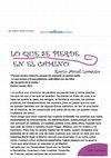 Research paper thumbnail of Lo que se pierde en el camino