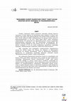 Research paper thumbnail of MUHAMMED HANEFİ HAZRETLERİ CENGİ TABUT SAVAŞI HİKÂYESİ MOTİF DENEMESİ VE TRANSKRİPSİYONLU METİN