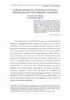 Research paper thumbnail of La idea de participación y democracia en el fascismo. Materiales para una visión comparada y maximalista