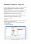 Research paper thumbnail of Membuat website sederhana dengan servlets dan jsp