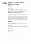 Research paper thumbnail of La contribution d’un anticolonialiste français : repères sur la trajectoire de Jean-Louis Hurst (1935-2014)