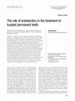 Role of endodontics in luxation in luxation injuries Cover Page