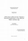 Research paper thumbnail of „Jedno prawo i jeden zwyczaj”. Narracje o konwersji Islandczyków w roku 1000 (Ari Mądry i przekazy sag)