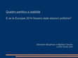 Research paper thumbnail of Quadro partitico e stabilità. E se le Europee 2014 fossero state elezioni politiche?