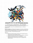 Research paper thumbnail of Spring 2013: ENGLISH 5342: New and Multimodal Literacies @UTEP