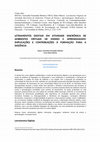 Research paper thumbnail of LETRAMENTOS DIGITAIS EM ATIVIDADE SINCRÔNICA DE AMBIENTES VIRTUAIS DE ENSINO E APRENDIZAGEM: IMPLICAÇÕES E CONTRIBUIÇÕES À FORMAÇÃO PARA A DOCÊNCIA