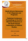 Conference Proceedings of the 2014 Biennial Conference of the South African Association of Political Studies Cover Page