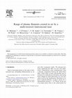 Research paper thumbnail of Range of plasma filaments created in air by a multi-terawatt femtosecond laser