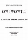 ORATORIA PROFESIONAL ORATORIA EL ARTE DE HABLAR EN PÚBLICO Cover Page