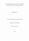 Research paper thumbnail of PhD Thesis, The case of hashish production in a post-Soviet Kyrgyz village, content and abstract. 