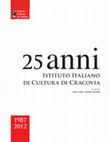 CATALOGO 25 ANNI IIC CRACOVIA-IT Cover Page