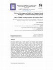 Research paper thumbnail of Software Development Models for Computer Based Workplace Attendance Management System