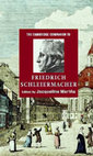 The Cambridge Companion to Friedrich Schleiermacher, edited by Jacqueline Mariña Cover Page