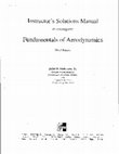 Solution Fundamentals of Aerodynamics Cover Page