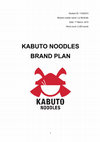 Brand Plan for Kabuto Noodles  Cover Page