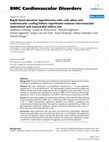 Research paper thumbnail of Rapid short-duration hypothermia with cold saline and endovascular cooling before reperfusion reduces microvascular obstruction and myocardial infarct size