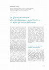 Research paper thumbnail of La glyptique antique et post-classique "a confronto" : un effet de miroir déformant