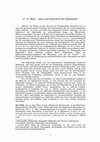 Research paper thumbnail of C. G. Murr – oder vom Fortschritt der Diplomatik