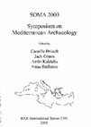 SOMA 2003: Symposium on Mediterranean Archaeology Cover Page