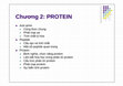 Chương 2: PROTEIN Cover Page