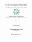 TOTAL COLIFORM AND ESCHERICHIA COLI DETECTION IN DRINKING WATER SAMPLES OBTAINED FROM THREE WATER FILTER DISPENSERS USING CHROMOGENIC SUBSTRATE (PRESENCE/ABSENCE METHOD) Cover Page