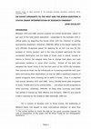 Research paper thumbnail of ON SOVIET EMIGRANTS TO THE WEST AND THE JEWISH QUESTION: A STATUS GROUP INTERPRETATION OF RESEARCH FINDINGS