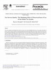 Research paper thumbnail of Tax Service Quality: The Mediating Effect of Perceived Ease of Use of the Online Tax System 