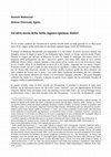 Research paper thumbnail of Un'altra storia della  bella ragazza egiziana Alatiel 